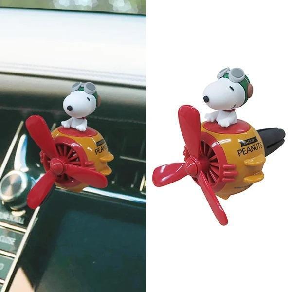 PEANUTS 飛行員造型 螺旋槳車用芳香劑 