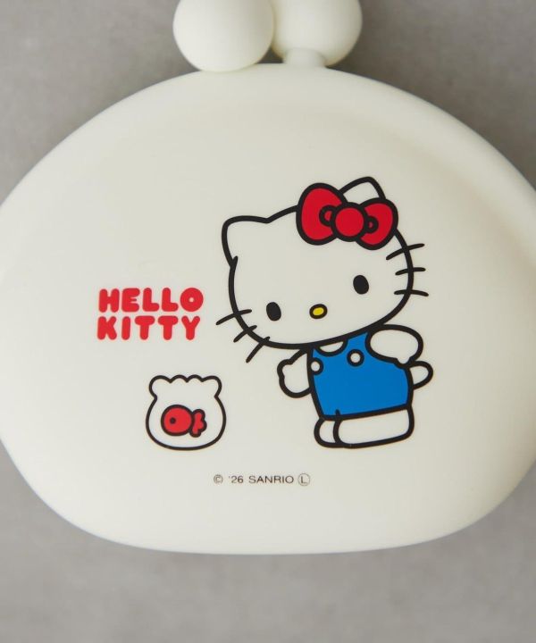 Hello Kitty｜復古矽膠口金零錢包 