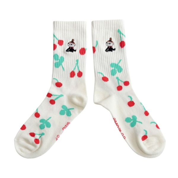 MOOMIN 小美造型中筒襪 