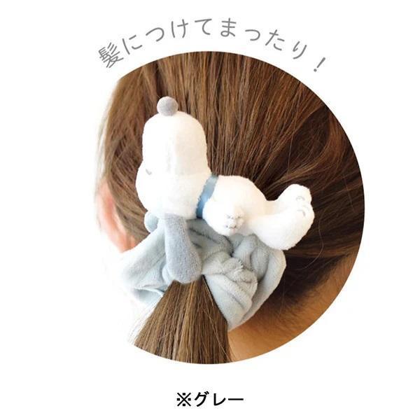 SNOOPY 絨毛造型髮圈 