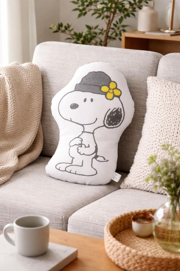 Snoopy Garden 濟州島限定造型抱枕 