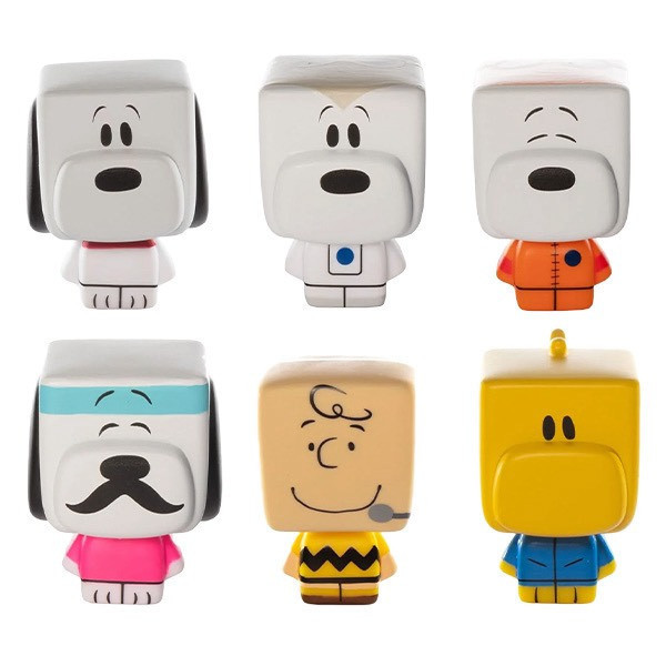 SNOOPY in SPACE MOBBiNS 方頭造型超Q版公仔盲盒 
