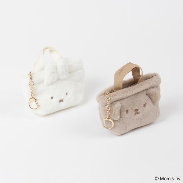 fab 米菲/boris毛絨手提袋造型零錢包吊飾 