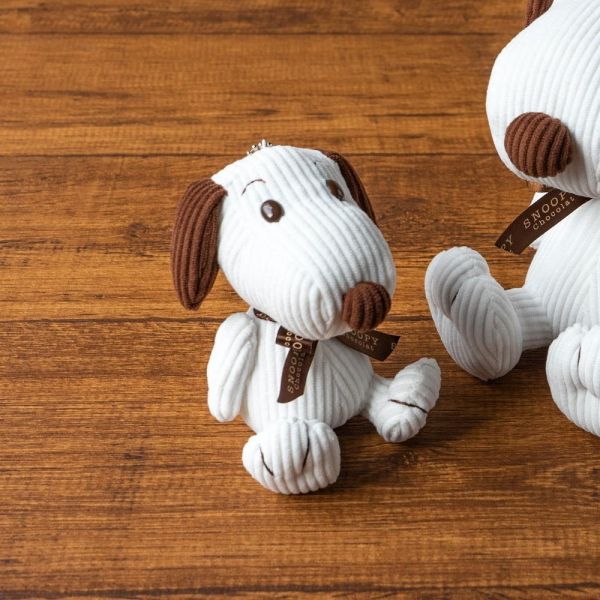 Snoopy Chocolat 蝴蝶結燈心絨吊玩偶 