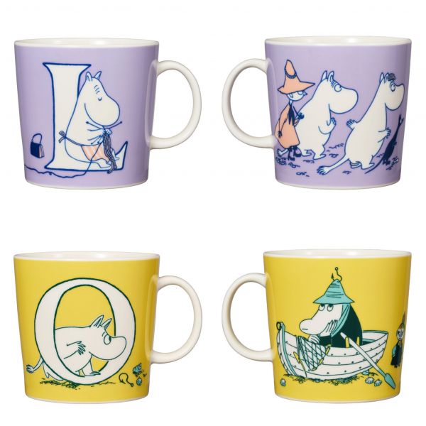 ARABIAxMoomin 嚕嚕米家族字母馬克杯系列 