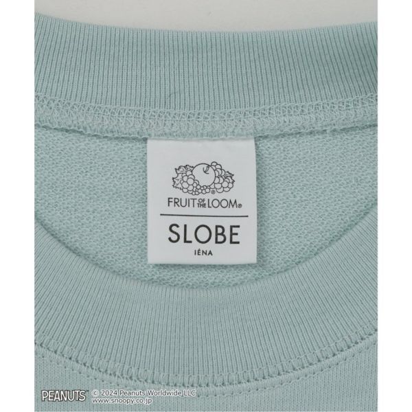 SLOBE IENA X SNOOPY 聯名大學T (糊塗塌客 淺綠) 