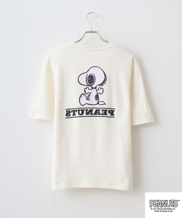 PEANUTS Snoopy 接觸冷感半袖T恤 
