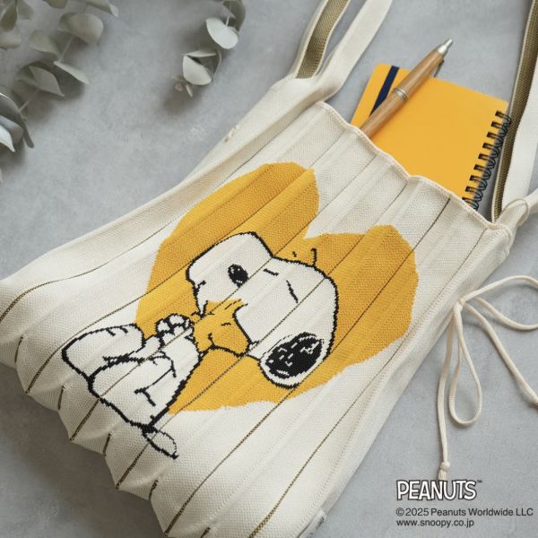 銀座三越 Joseph and stace 史努比針織手提袋存錢筒 