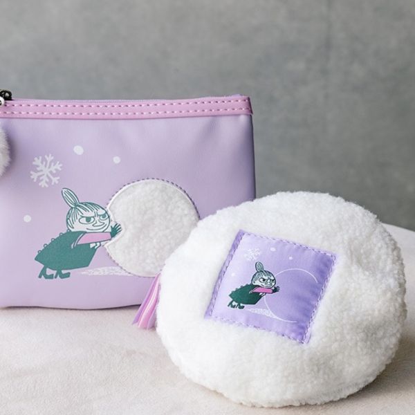 zowie 小不點堆雪球毛絨拼布圓零錢包 收納包 