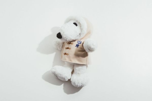 Snoopy Museum 史努比玩偶M專用 連帽牛角扣大衣 