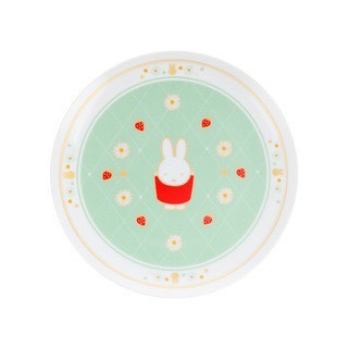 Flower miffy 米菲草莓派對燙金陶瓷圓盤 