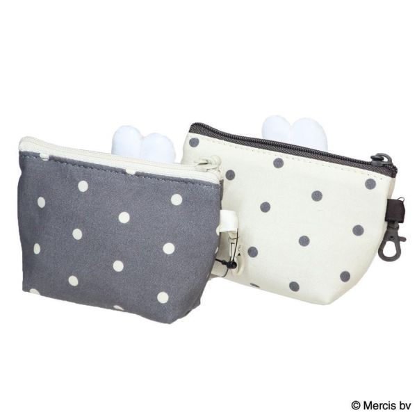 Fab 米菲大頭玩偶點點迷你舟型收納包 