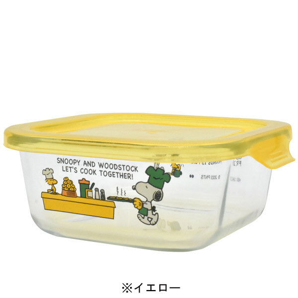 PEANUTS史努比廚房 耐熱玻璃保鮮盒(M/S) 