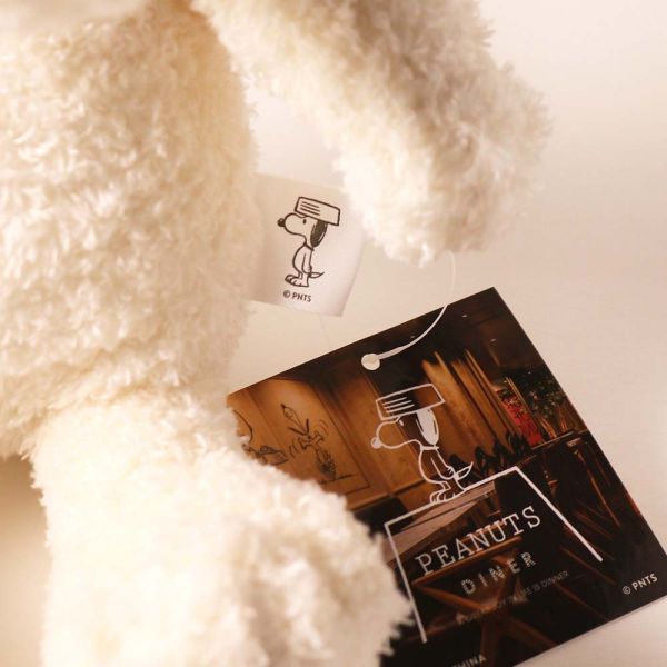 PEANUTS Cafe 限定 狗碗史努比玩偶 