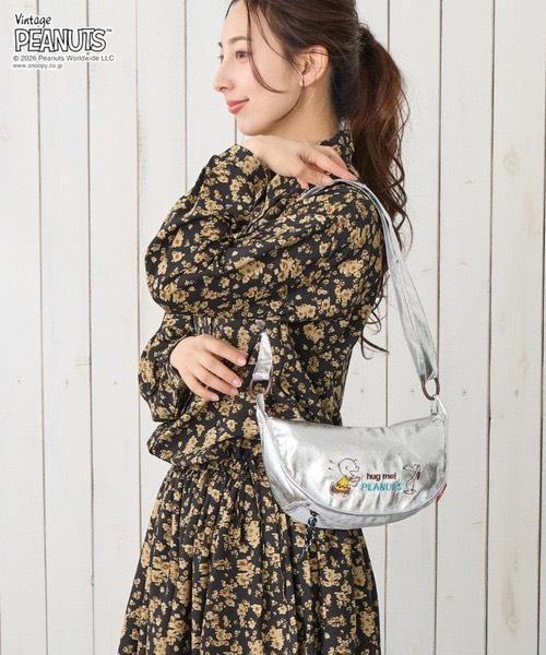 PEANUTS × ROOTOTE 半月型多功能肩背包 