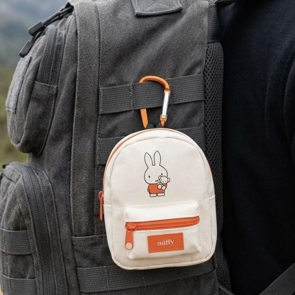 kutsuwa 米菲後背包造型登山扣收納包 
