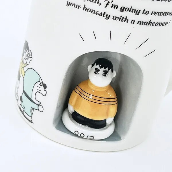 哆啦A夢 胖虎立體公仔馬克杯 