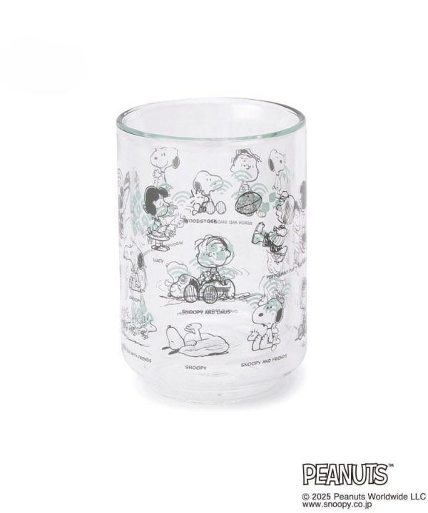 mc 史努比耐熱雙層玻璃杯 