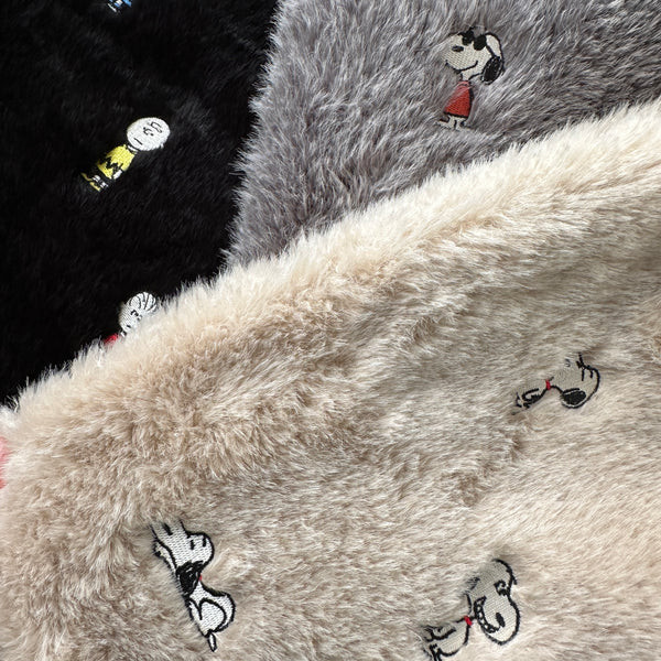 Heming's 史努比刺繡毛絨手提袋 