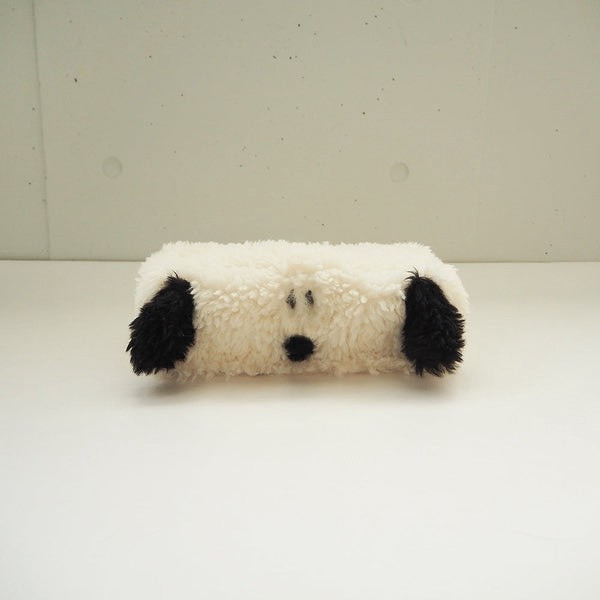 SNOOPY 毛絨造型面紙盒套 