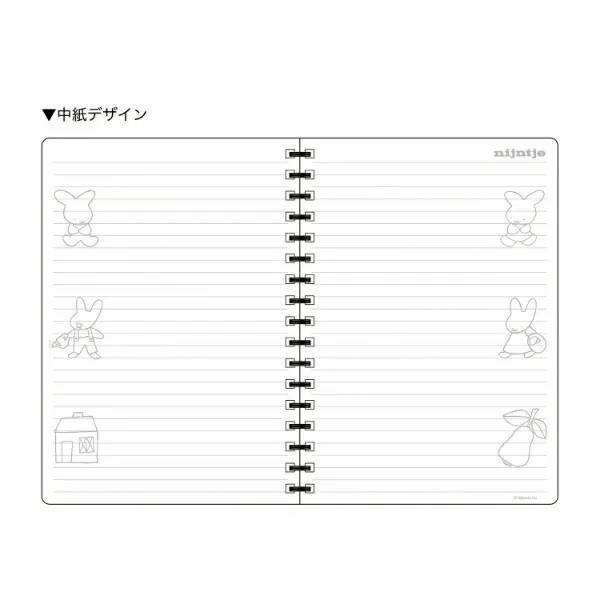 Kutsuwa 米菲70週年線圈筆記本 