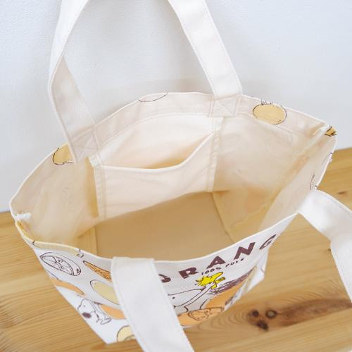 史努比滿版水果 帆布手提袋 