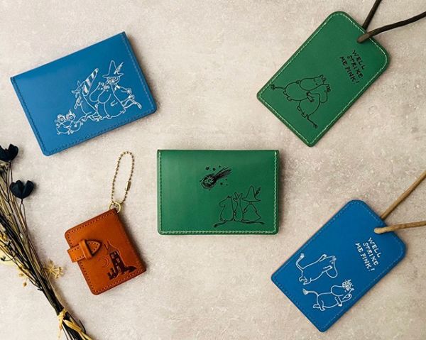 MOOMIN SHOP 日本限定 Craft系列手工真皮證件套/名片夾 