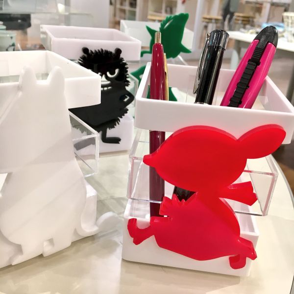 姆明人物剪影壓克力收納盒/筆筒 