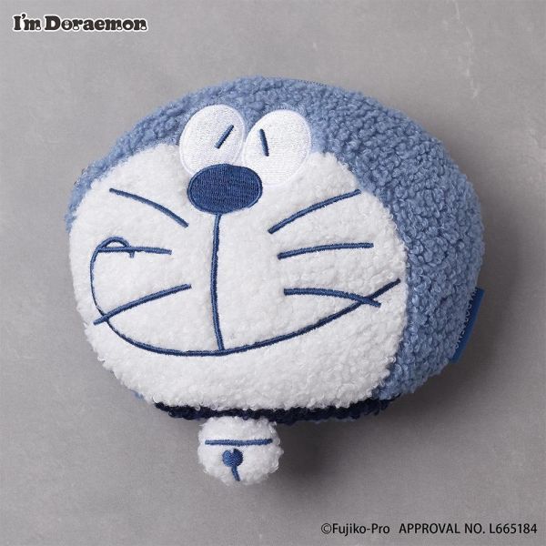 I’m Doraemon｜霧藍絨毛造型收納包 