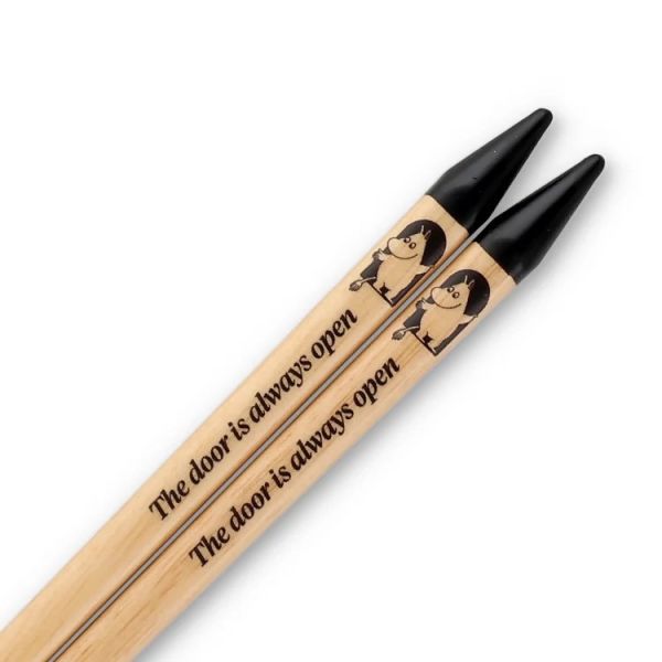 嚕嚕米80週年房子造型天然木筷 