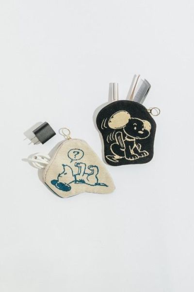 SNOOPY MUSEUM TOKYO 限定｜刺繡復古造型收納包 