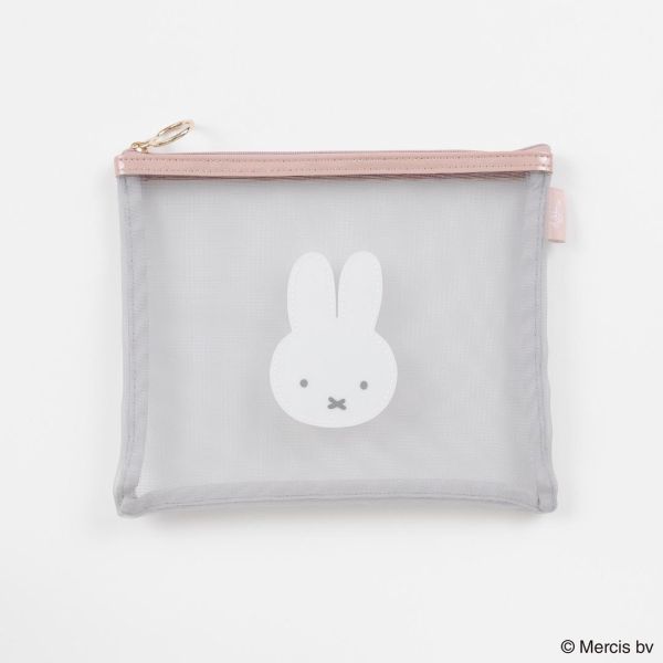 fab 米菲/boris漆皮網狀扁平收納包 