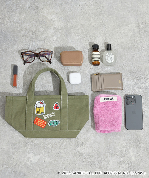 Hello Kitty × SLOBE IENA 聯名刺繡貼布托特包 