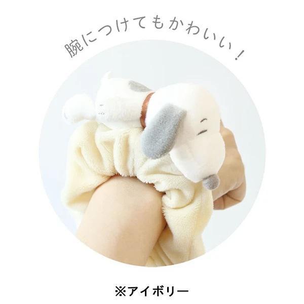 SNOOPY 絨毛造型髮圈 