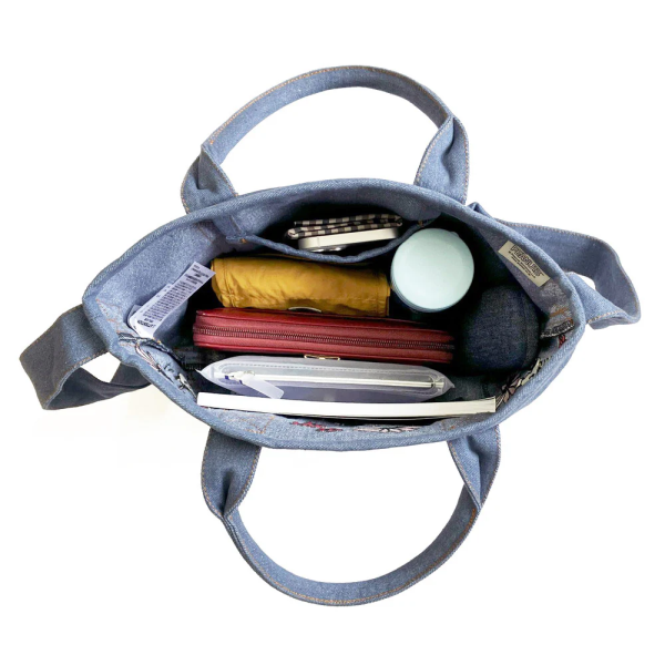 Rootote史努比刺繡再生棉兩用手提包 