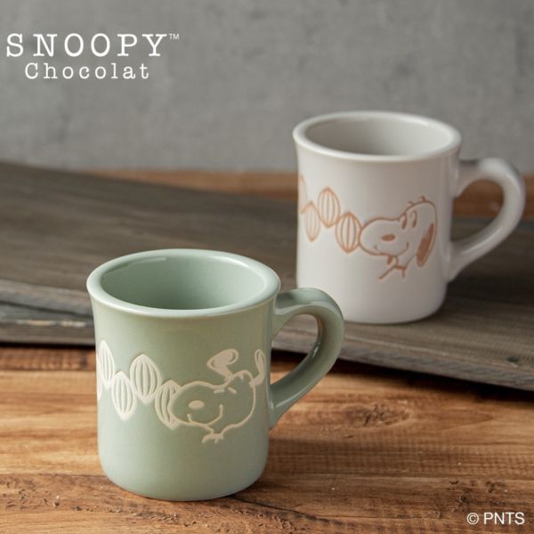 SNOOPY Chocolat 限定 厚瓷馬克杯 