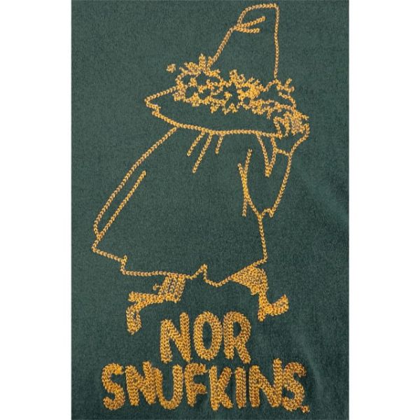 Moomin 角色手染刺繡T恤 