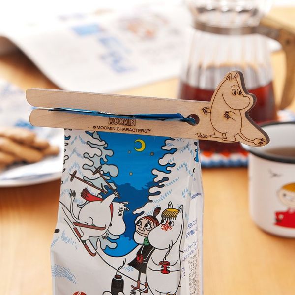 MOOMIN家族 木製封口夾 (四款) 
