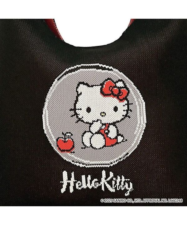 Hello Kitty 編織肩背包 