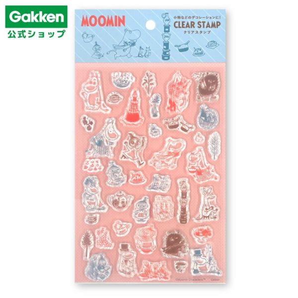Moomin 透明矽膠印章DIY貼紙 