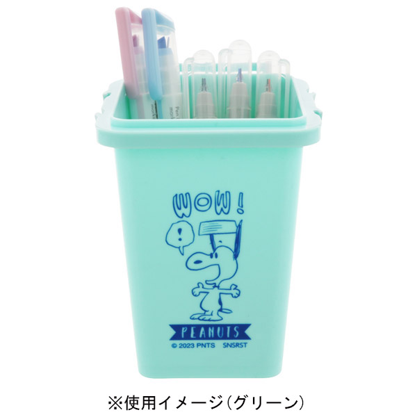 Snoopy 桌上型文具收納桶/小垃圾桶 
