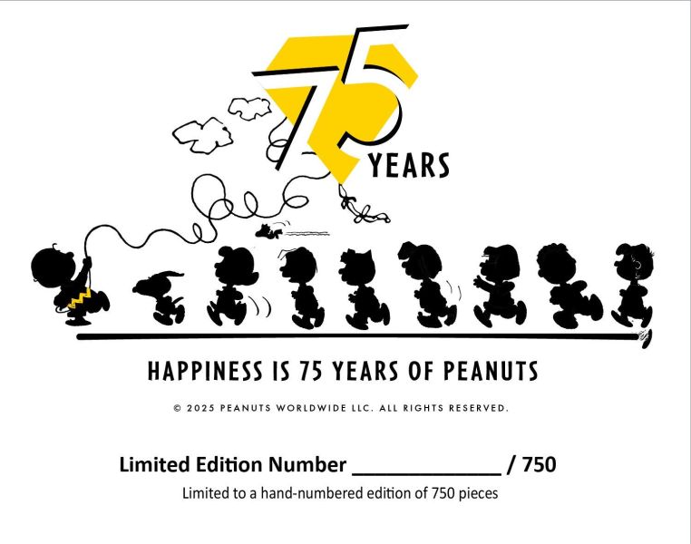SNOOPY & WOODSTOCK 75th 限定紀念公仔(全球限量750隻) 