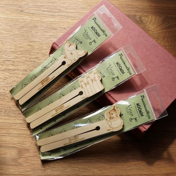 MOOMIN家族 木製封口夾 (四款) 