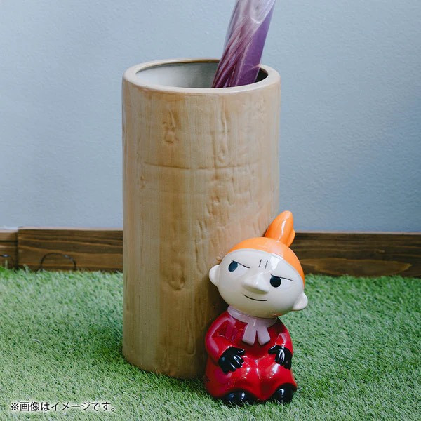 Moomin小不點陶瓷木頭造型傘桶 