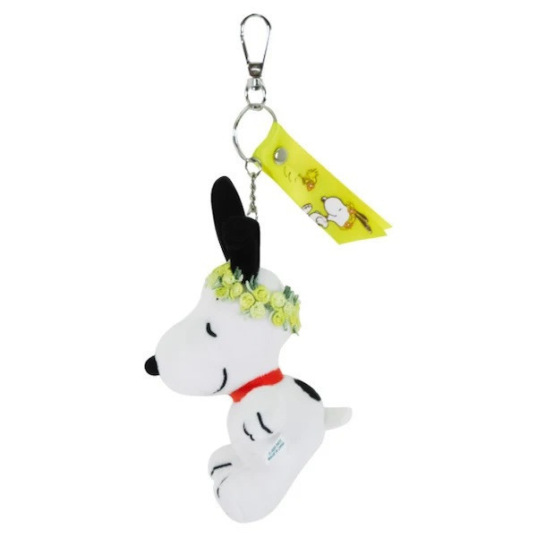 Snoopy 春意盎然花圈玩偶吊飾 