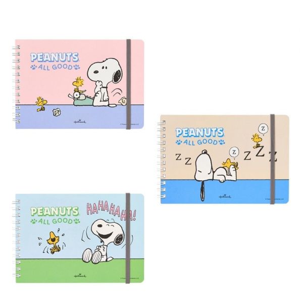 史努比線圈筆記本 (三款) 