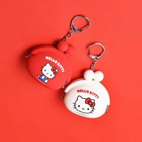 Hello Kitty POCHI BABY 矽膠零錢包吊飾 