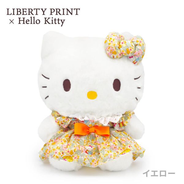 NAKJIAMA Liberty聯名 kitty凱蒂貓 碎花洋裝毛絨娃娃 玩偶 