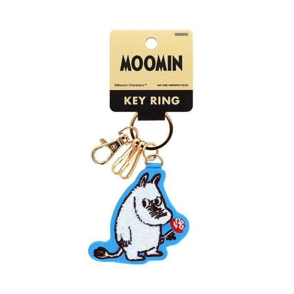 Moomin 刺繡鑰匙圈吊飾 
