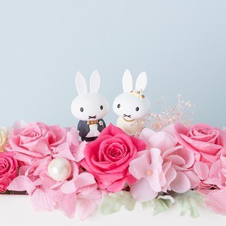 Flower Miffy 新郎新娘裝飾棒 